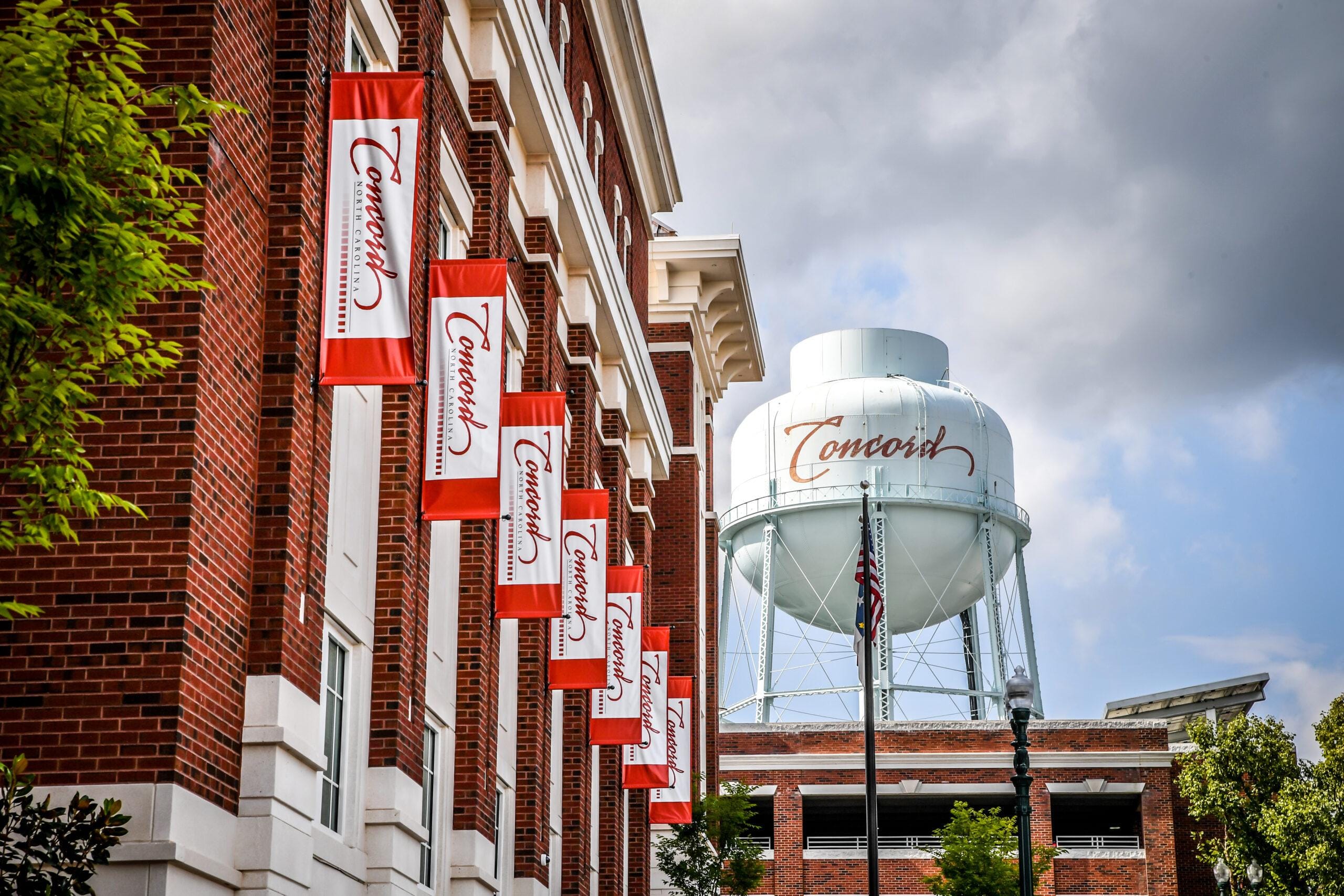 owntown Concord, NC, served by Bin Daddy trash can cleaning